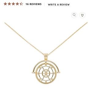 Uncommon James compass necklace in Nordstrom Box.